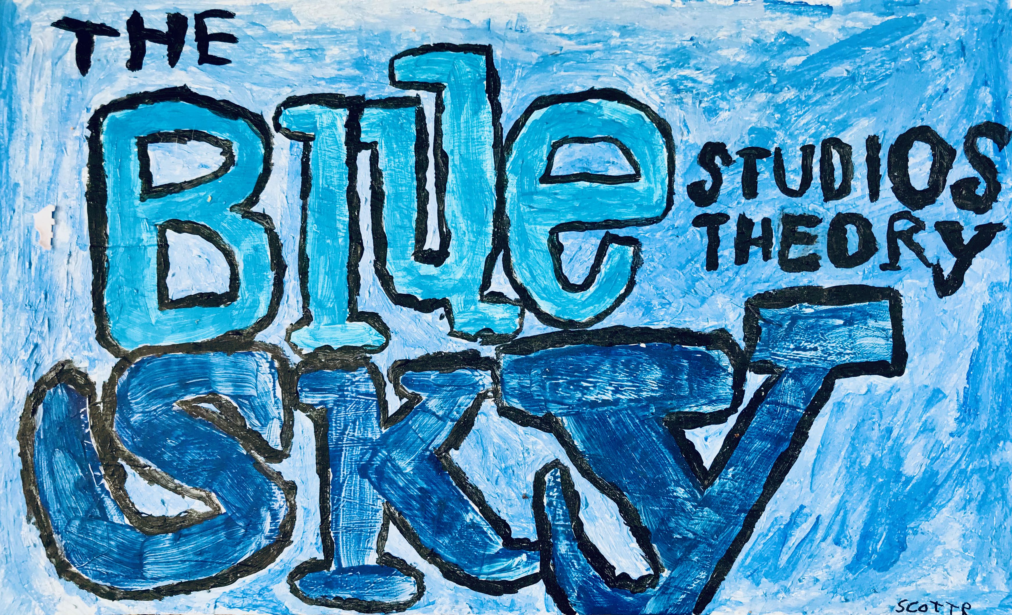 Scott Riddel Painting of the Month – Blue Sky – Scott Riddell Design